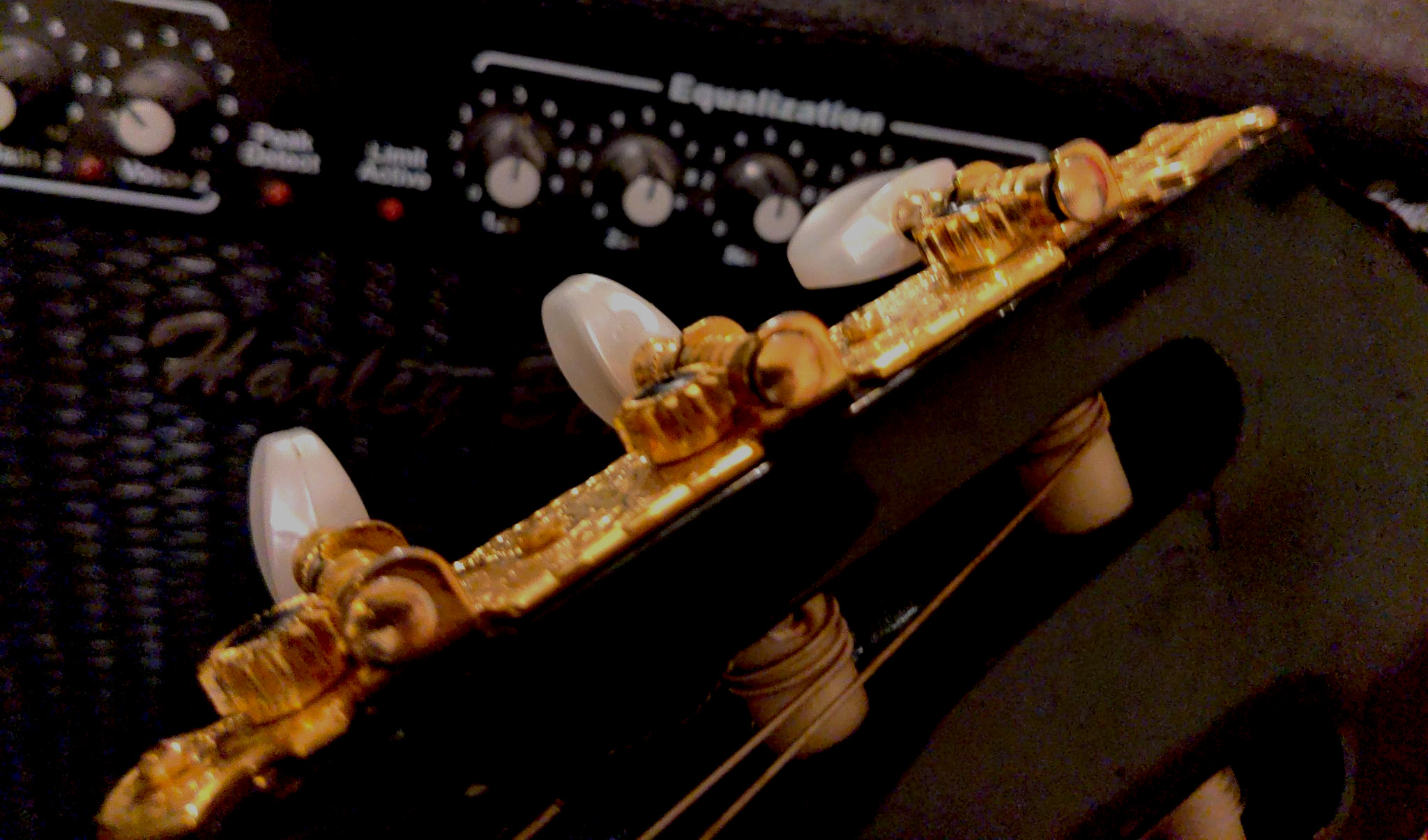 Accoustic Guitar and Bass Amp